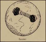 Kresba Marsu, Cassini, 1666