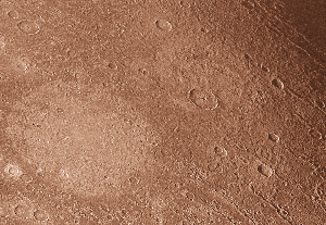 Jižní část oblasti Galileo Regio na Ganymedovi